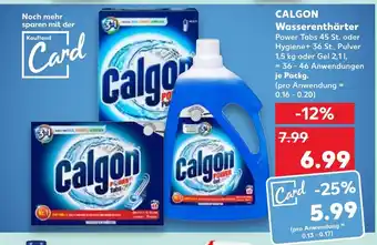 Kaufland Calgon Wasserenthärter  36-46 Anwendungen je Packg. Angebot