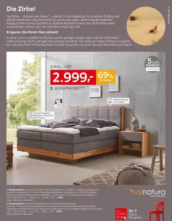 dodenhof Valnatura boxspringbett Angebot