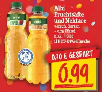 NP Discount Albi Fruchtsafte o. Nektare 1L Angebot