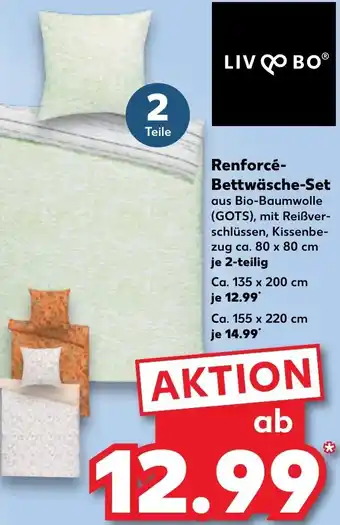 Kaufland Liv&Bo Renforcé Bettwäsche Set Angebot