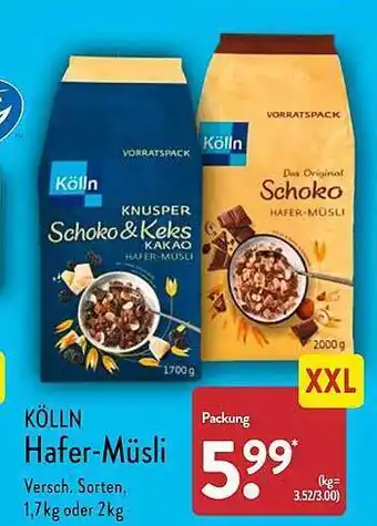 Aldi Nord Kölln hafer-müsli Angebot