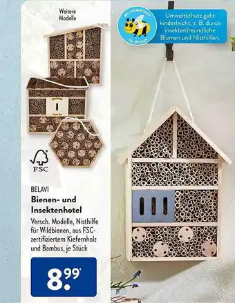 Aldi Süd Belavi bienen- und insektenhotel Angebot
