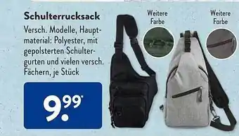 Aldi Süd Schulterrucksack Angebot