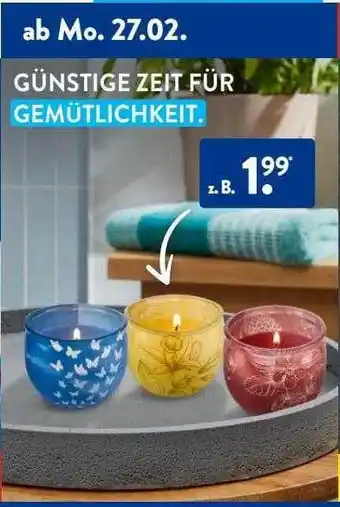 Aldi Süd Günstige zeit für gemütlichkeit Angebot