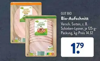 Aldi Süd Gut bio bio-aufschnitt Angebot