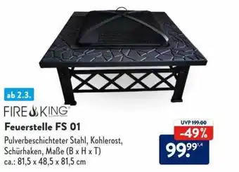 Aldi Süd Fire king feuerstelle fs 01 Angebot