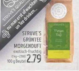 Edeka Struve Struve's grüntee morgenduft Angebot