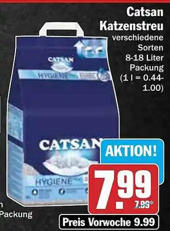 Hit Catsan katzenstreu Angebot