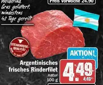 Hit Frisches rinderfilet Angebot