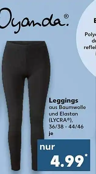 Kaufland Leggings Angebot
