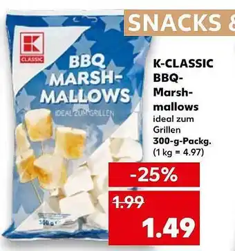 Kaufland K-classic bbq-marshmallows Angebot