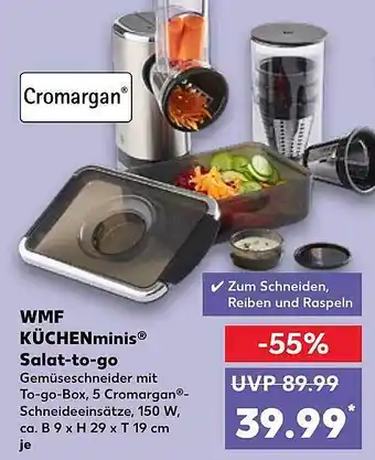 Kaufland Wmf küchenminis salat-to-go Angebot