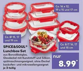 Kaufland Spice&soul lunchbox-set Angebot