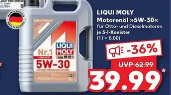 Kaufland Liqui moly motorenöl „5w-30“ Angebot