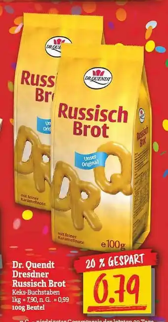 NP Discount Dr. quendt dresdner russisch brot Angebot