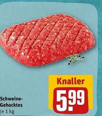 REWE Schweine-gehacktes Angebot