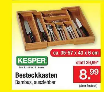 Zimmermann Kesper besteckkasten Angebot