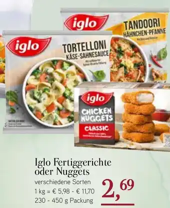 Dornseifer Iglo Fertiggerichte oder Nuggets 230-450 g Packung Angebot