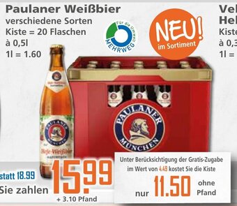 Klaas und Kock Paulaner Weißbier Angebot