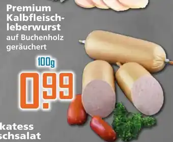 Klaas und Kock Premium Kalbfleischleberwurst 100g Angebot