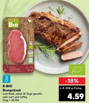 Kaufland K-Bio Rumpsteak 200 g Packg. Angebot