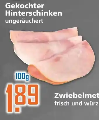 Klaas und Kock Gekochter Hinterschinken 100g Angebot