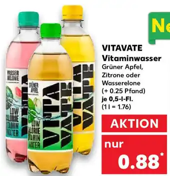 Kaufland Vitavate Vitaminwasser 0,5 L-Fl. Angebot