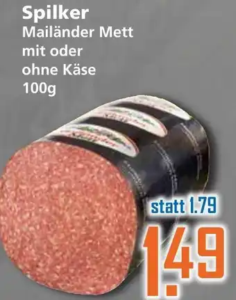 Klaas und Kock Spilker Mailänder Mett mit oder ohne Käse 100g Angebot