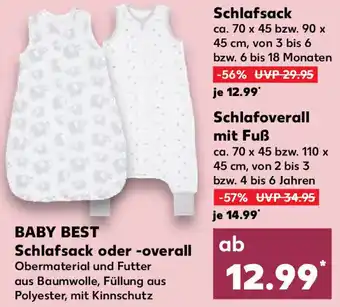 Kaufland Baby Best Schlafsack oder overall Angebot