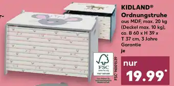 Kaufland Kidland Ordnungstruhe Angebot