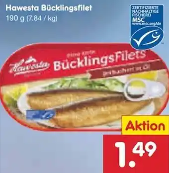 Netto Marken-Discount Hawesta Bücklingsfilet 190 g Angebot