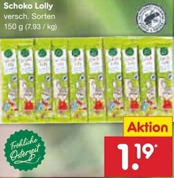 Netto Marken-Discount Schoko Lolly 150 g Angebot