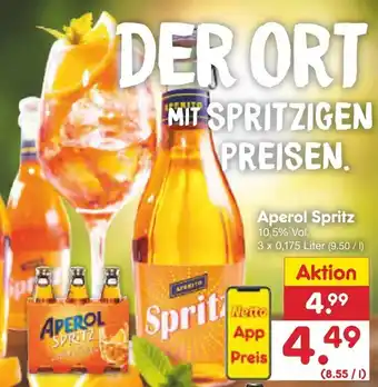 Netto Marken-Discount Aperol Spritz 3x0,175 Liter Angebot