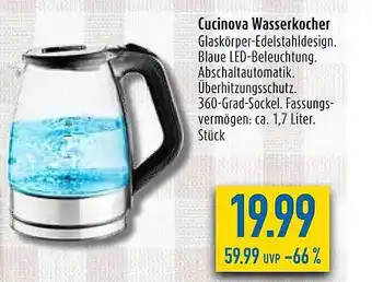 diska Cucinova wasserkocher Angebot