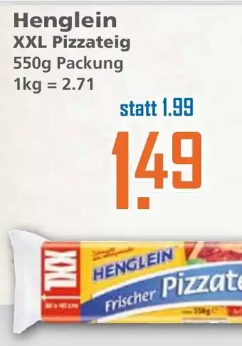 Klaas und Kock Henglein XXL Pizzateig 550g Angebot