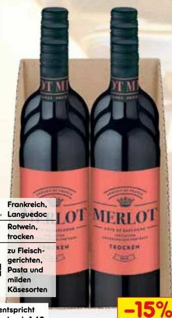 Netto Marken-Discount Merlot Pays d‘Oc Angebot