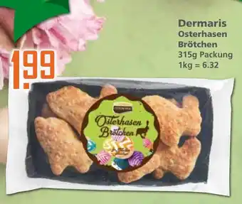 Klaas und Kock Dermaris Osterhasen Brötchen 315g Angebot