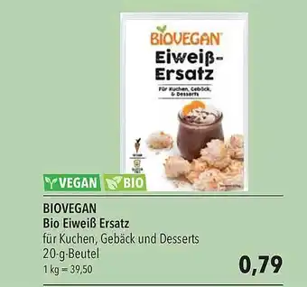 CITTI Markt Biovegan bio eiweiß ersatz Angebot