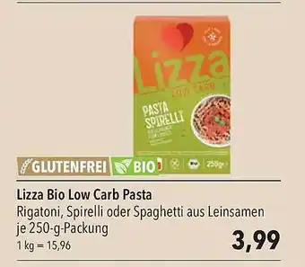 CITTI Markt Lizza bio low carb pasta Angebot