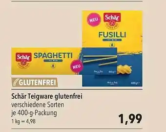 CITTI Markt Schär teigware glutenfrei Angebot