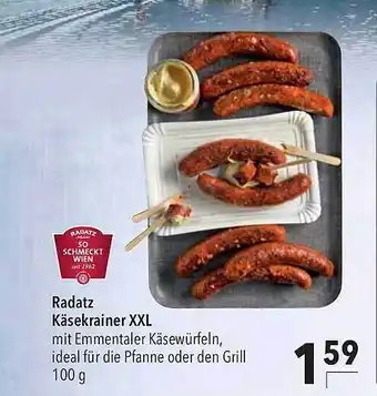 CITTI Markt Radatz käsekrainer xxl Angebot