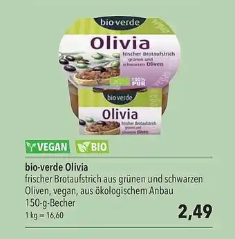 CITTI Markt Bio-verde olivia Angebot