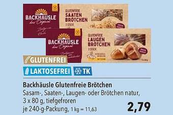 CITTI Markt Backhäusle glutenfreie brötchen Angebot