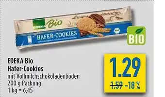 diska Edeka bio hafer-cookies Angebot