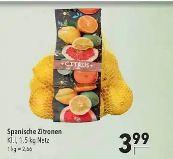 CITTI Markt Spanische zitronen Angebot