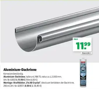 Floraland Aluminium-dachrinne Angebot