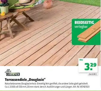 Floraland Mr. gardener terrassendiele „douglasie“ Angebot