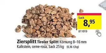 Holz Possling Ziersplitt tiroler splitt Angebot