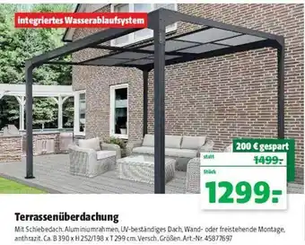 Floraland Terrassenüberdachung Angebot