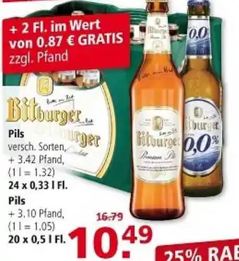 Multi Markt Bitburger pils Angebot